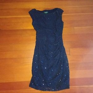 Ralph Lauren navy sheath